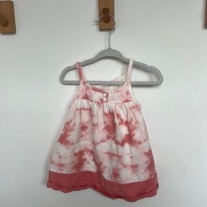 Miles the label pink tie dyed dress 12 months